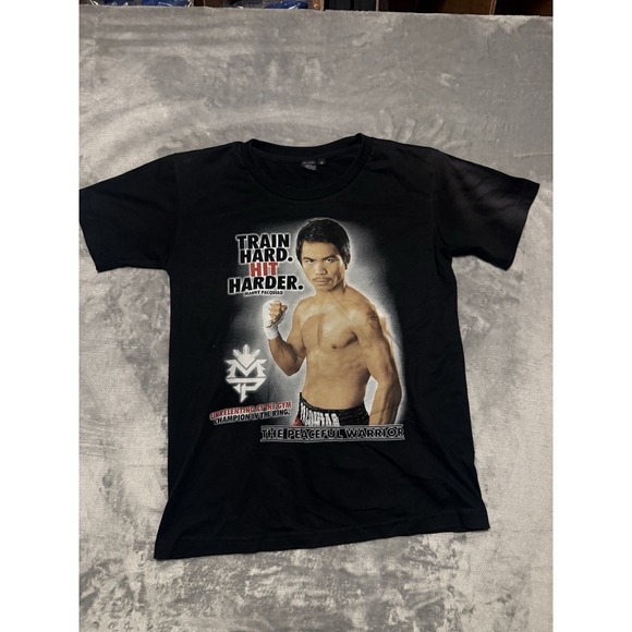 Unbranded Other - Team Pacquiao T-Shirt Men Small Black Manny Pacquiao Pacman Graphic Tee